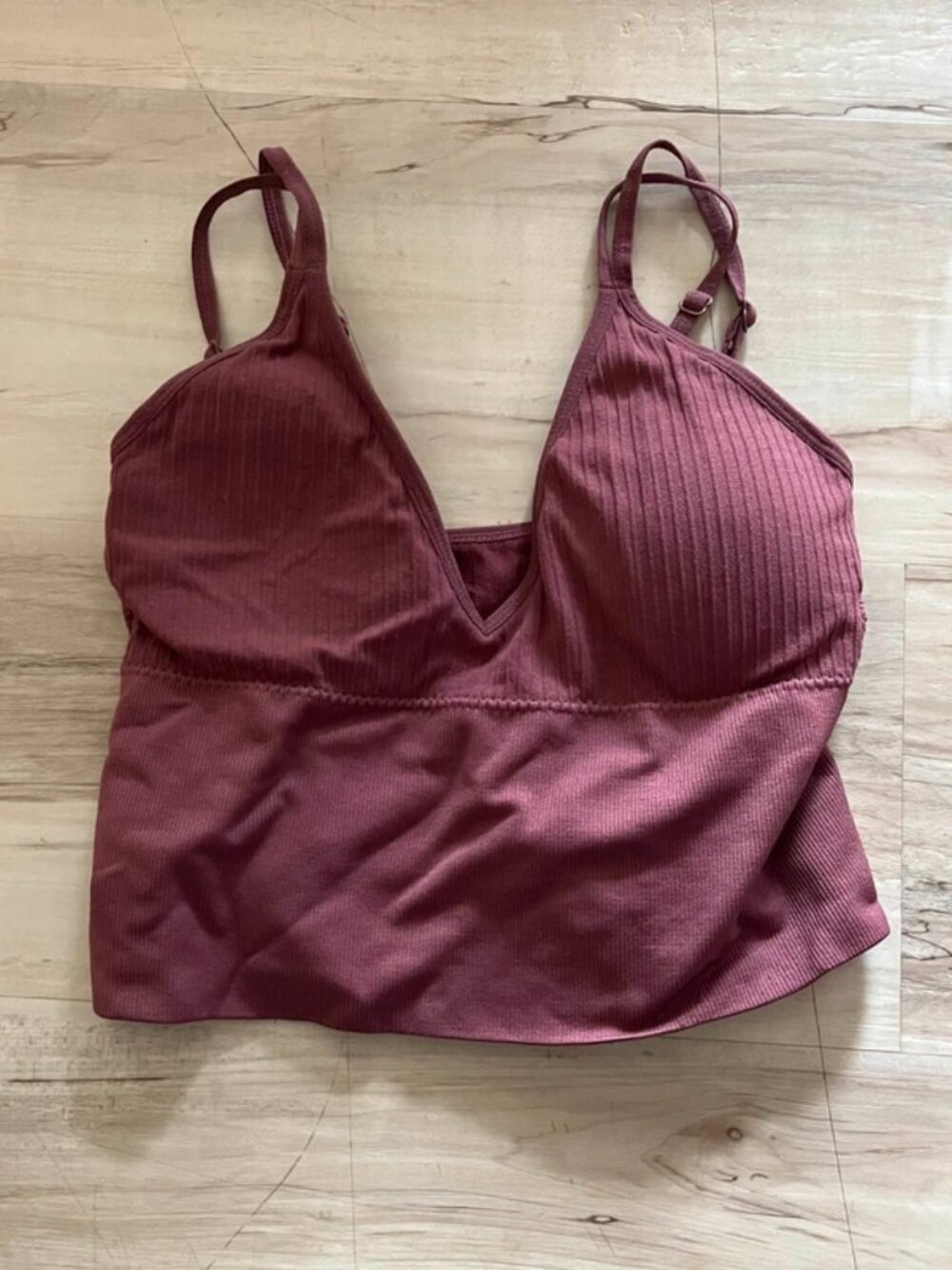 C&C California Madella longline seamless ribbed bralette